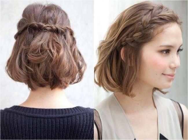 Kurze Haare geflochten Ideen für moderne Looks