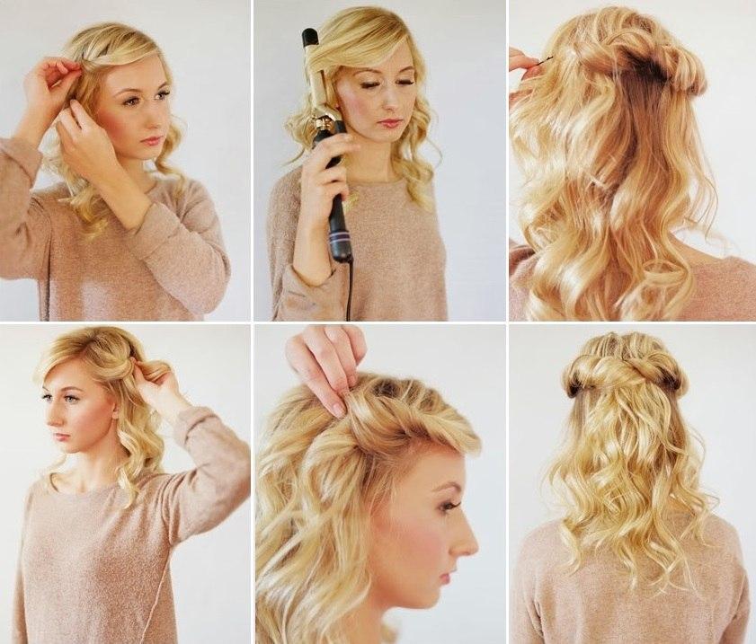 Anleitung halboffene Locken