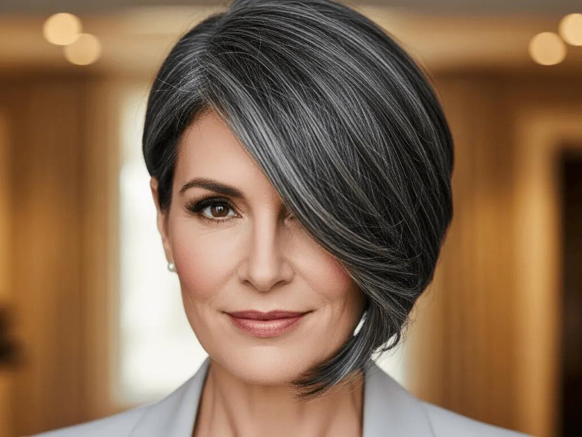 Frecher Bob ab 50 moderne Ideen für deinen Look
