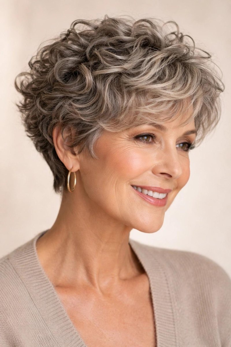 Bixie Shag Frisuren ab 50 mit modernen Ideen