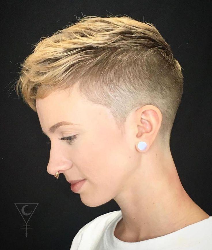 Blonde Undercut Pixie Kapsel: Moderne Ideen und Styling-Tipps