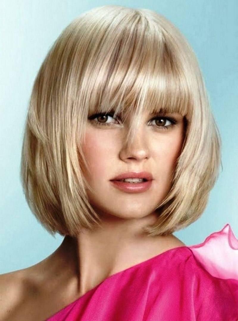 Blonder Bob mit Pony