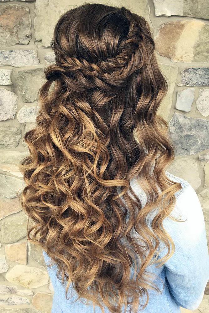 Boho Locken mit Seitenpartien