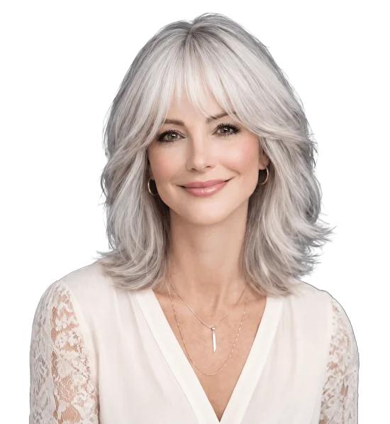 Butterfly Pony graues Haar