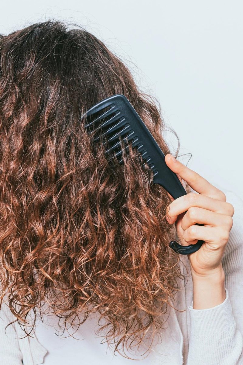 Kamm und Bürste für Locken
