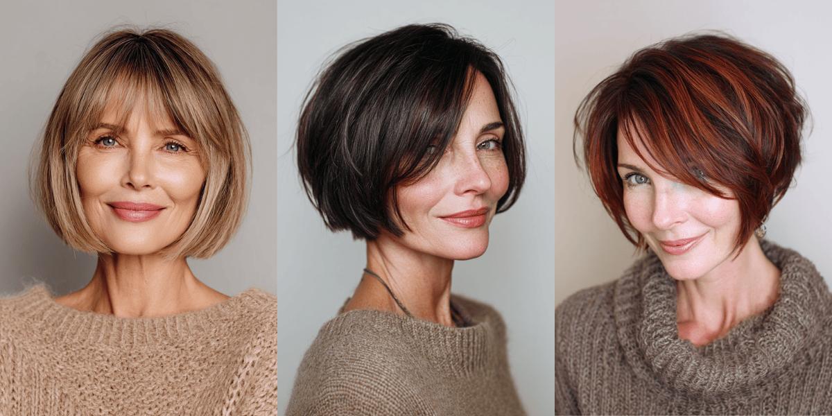 Frecher Bob ab 50 moderne Ideen für deinen Look