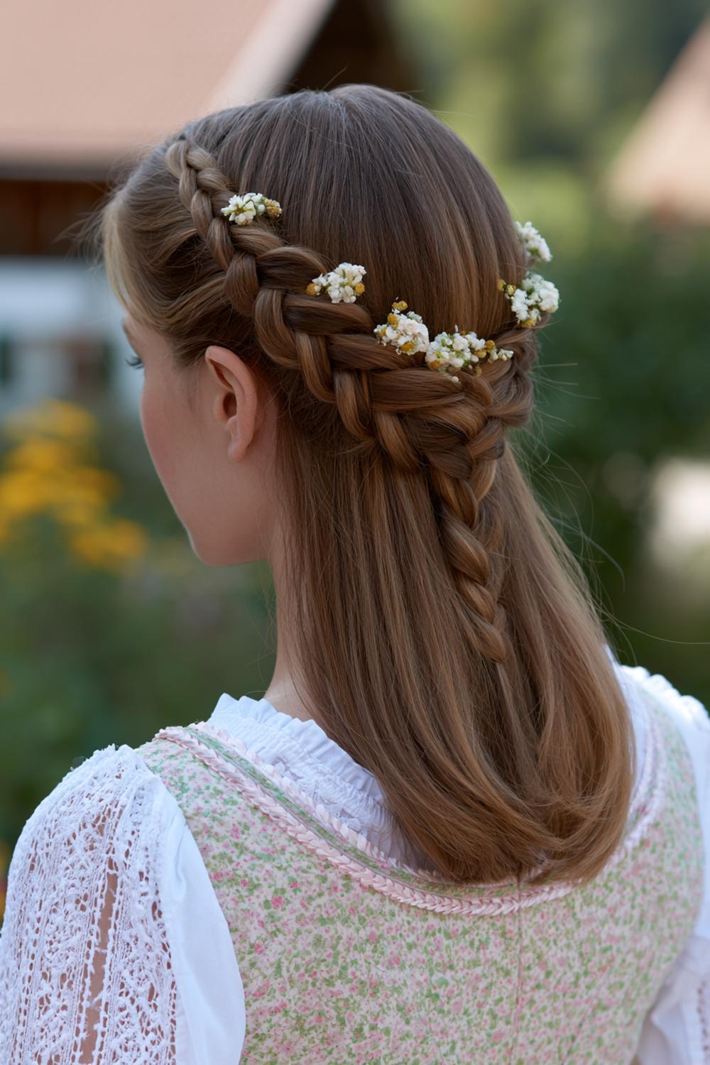 Blütenzauber im Haar