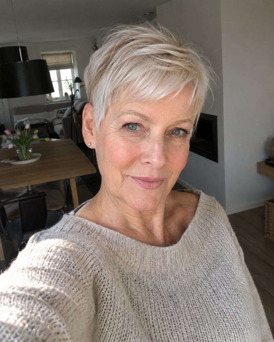 Pixie Cut für feines Haar ab 50
