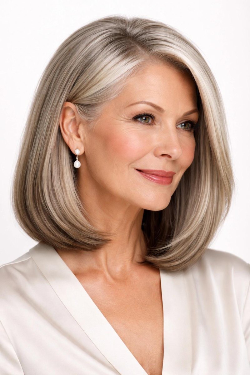 Eleganter Long Bob ab 50
