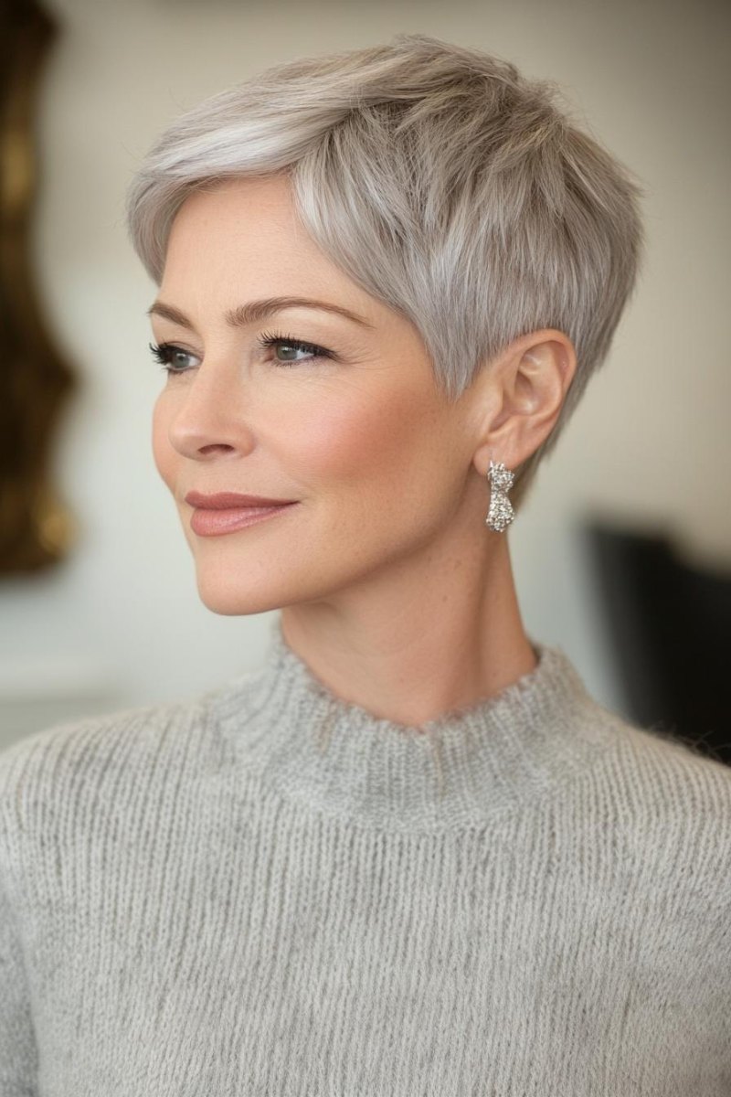 Elegante Kurzhaarfrisuren ab 50 für deinen Stil