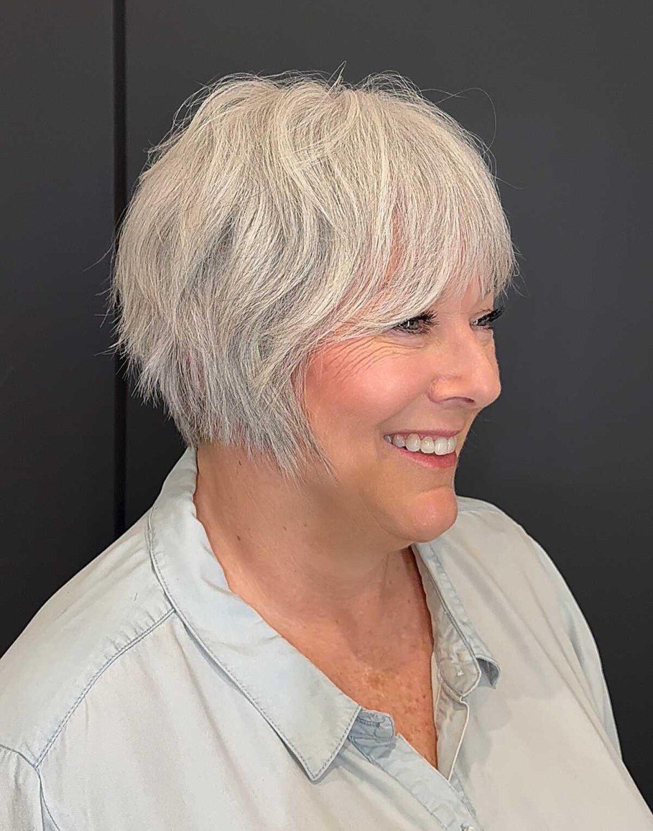 Bixie Shag Frisuren ab 50 mit modernen Ideen