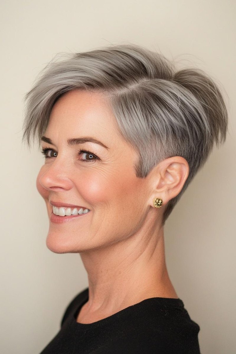 Eleganter Pixie für feines Haar