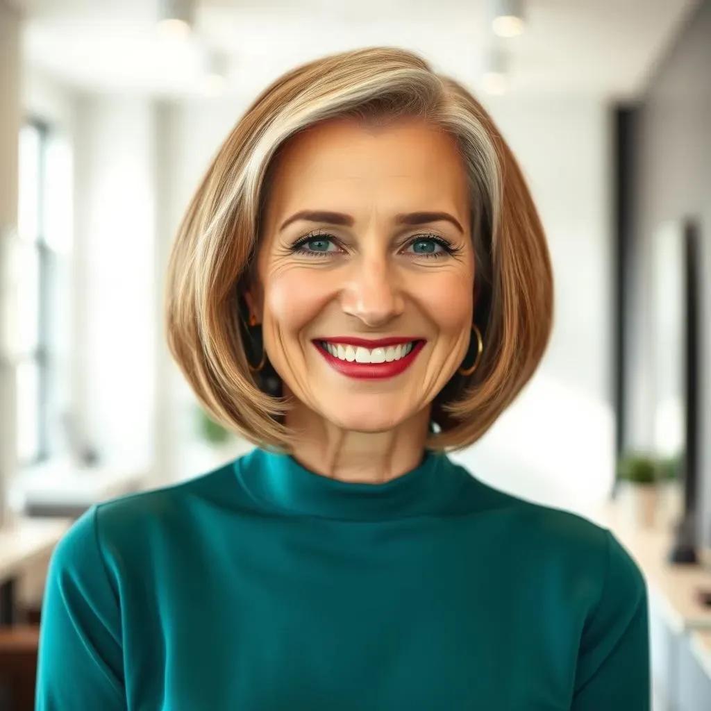 Persönlicher Bob Look Frau