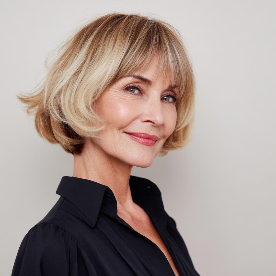 Frecher Bob ab 50 moderne Ideen für deinen neuen Haarlook