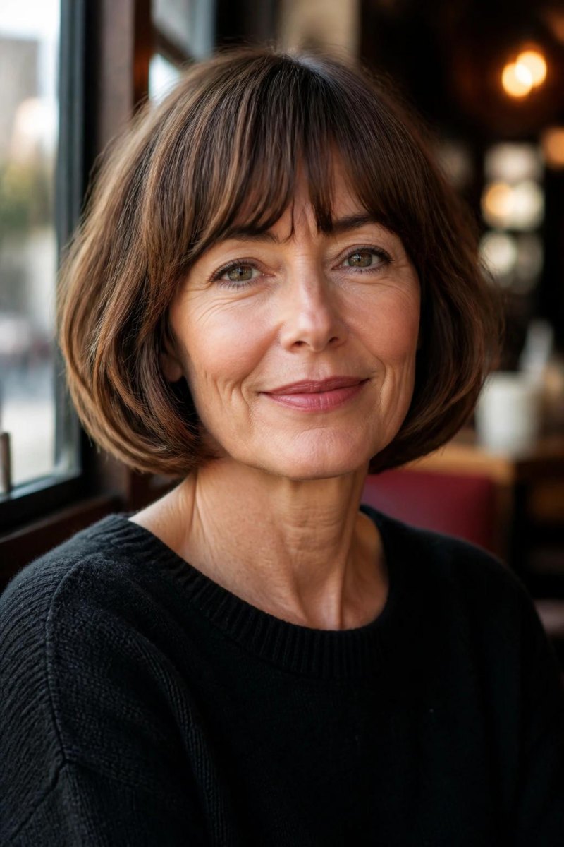 Frecher Bob ab 50 moderne Ideen für deinen Look