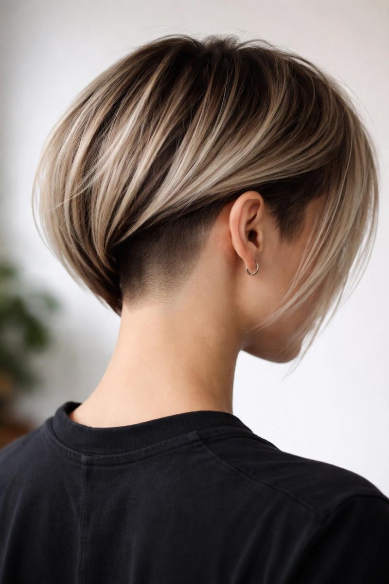 Bob mit Undercut modern