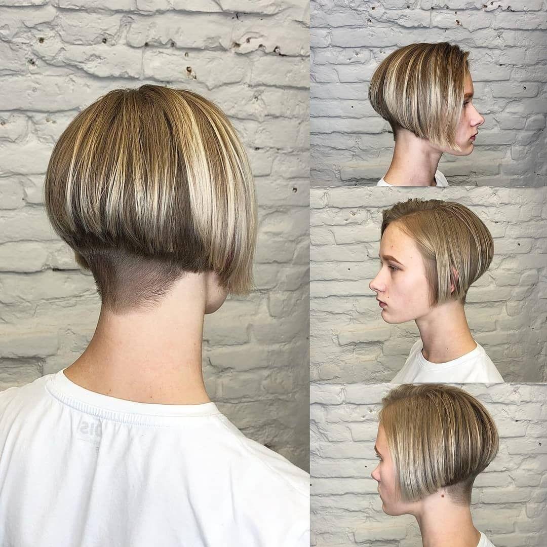 Bob mit Undercut Frau
