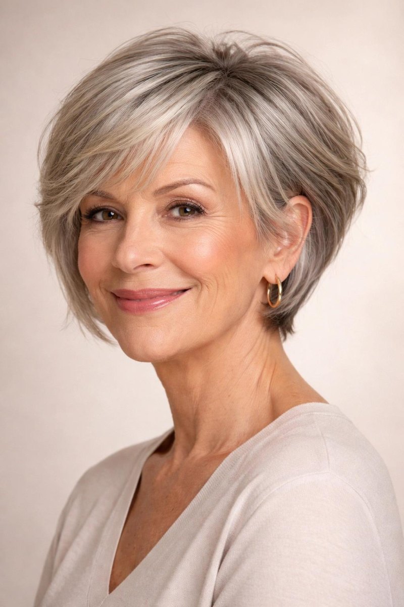 Pixie Bob ab 50 Frisur