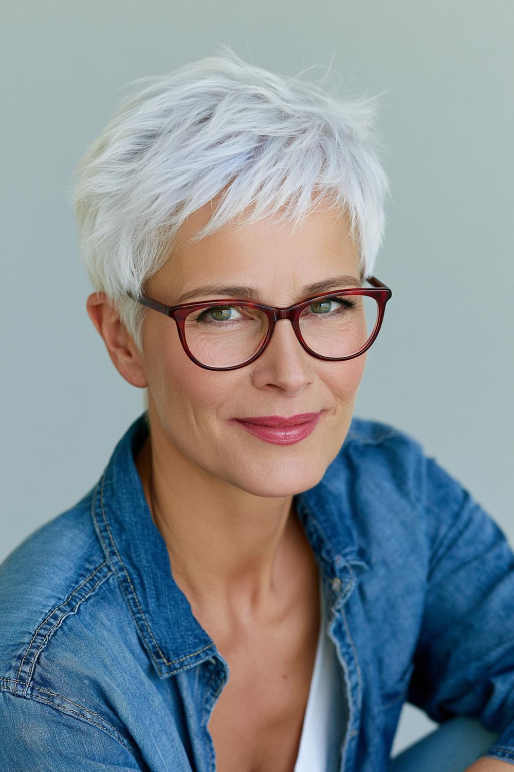 Kurzer Pixie mit Stil