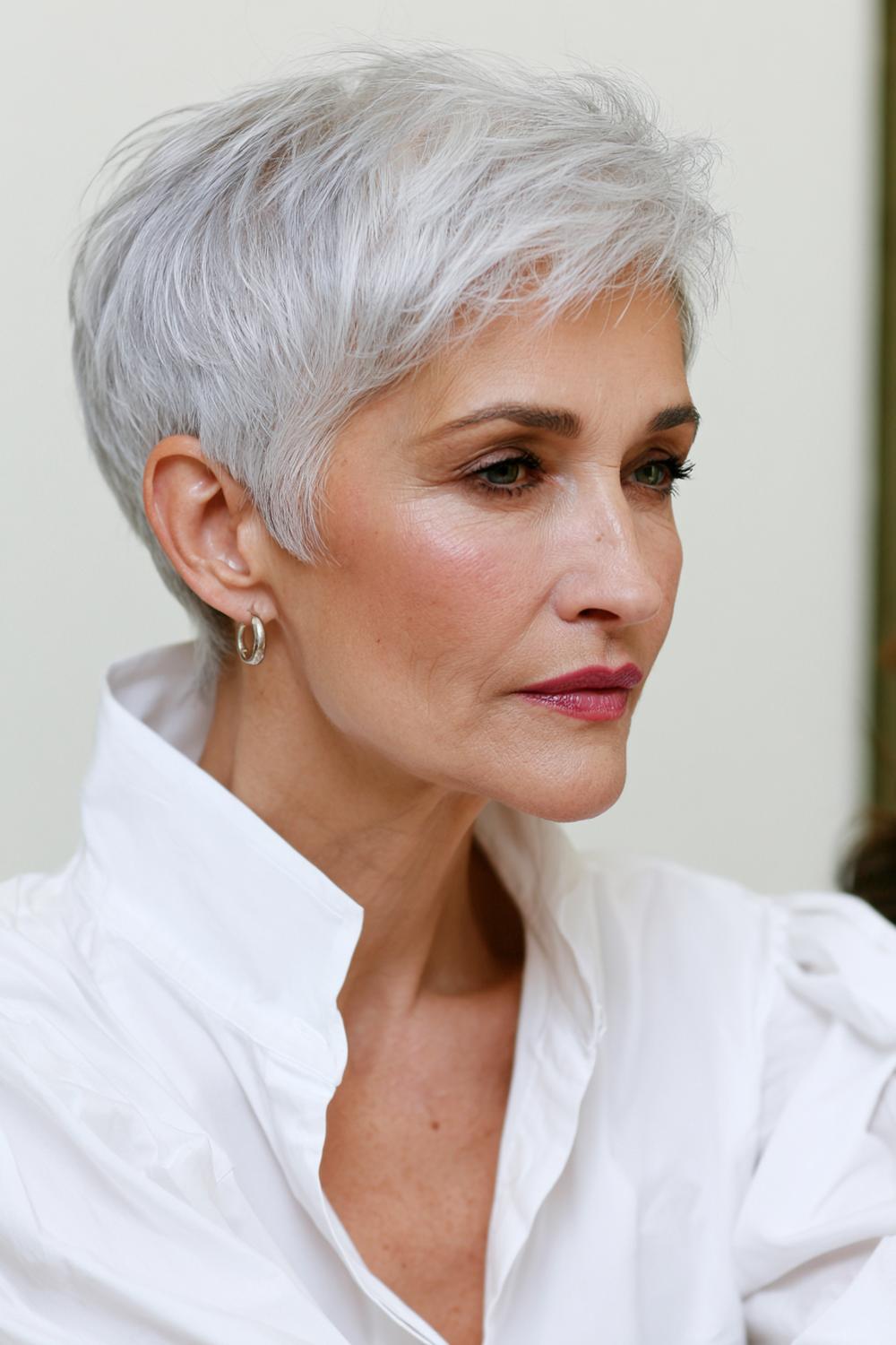 Moderner Undercut-Pixie