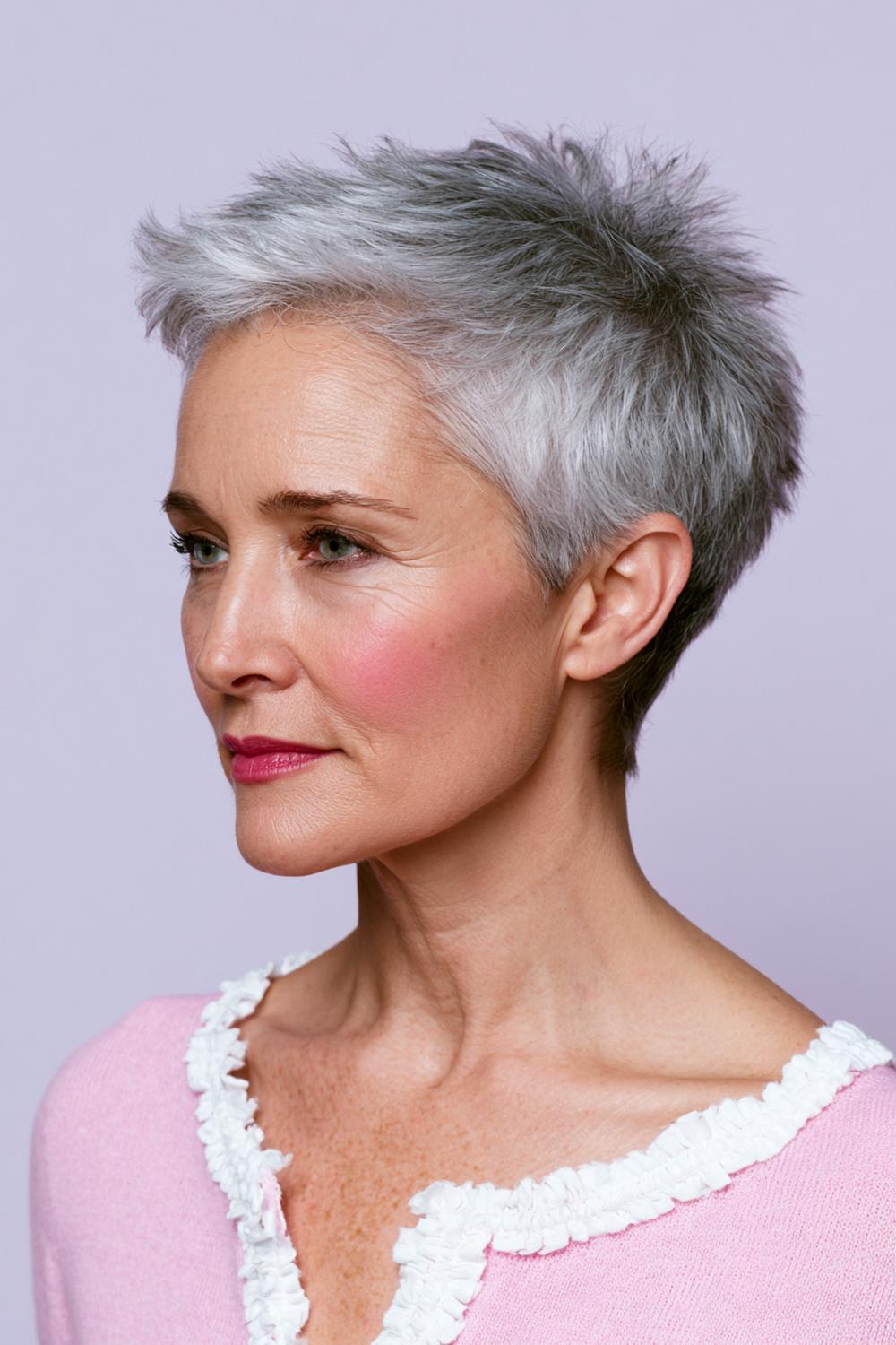 Strukturierter Pixie mit Volumen