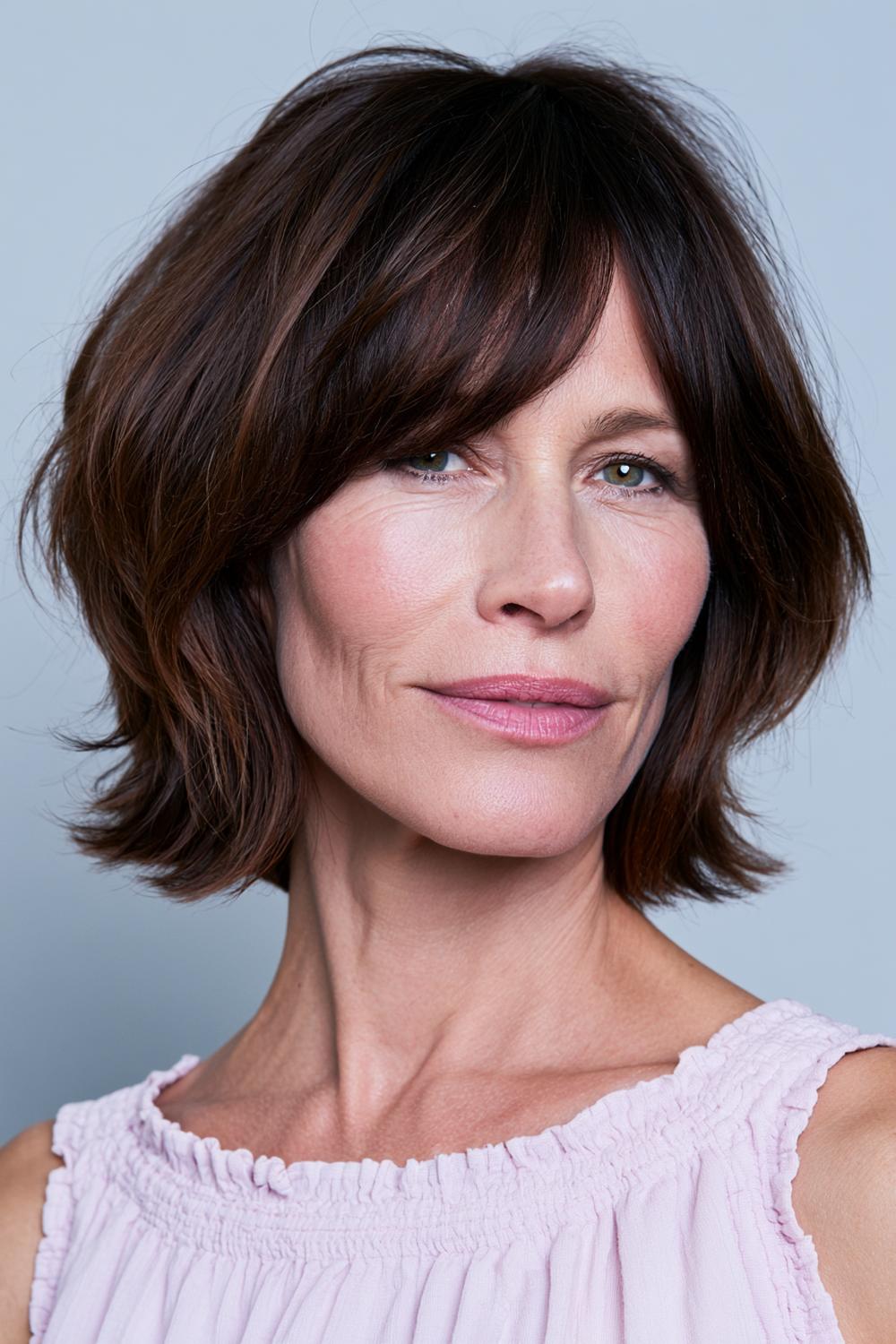 25 Elegante Stufige Frisuren ab 60 - Mittellang & Modern