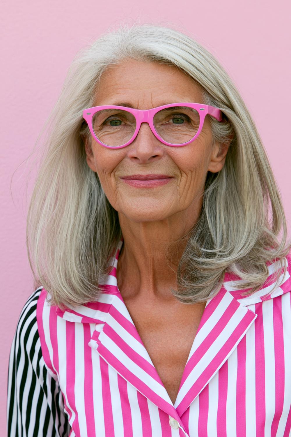 Pinke Brille als Statement