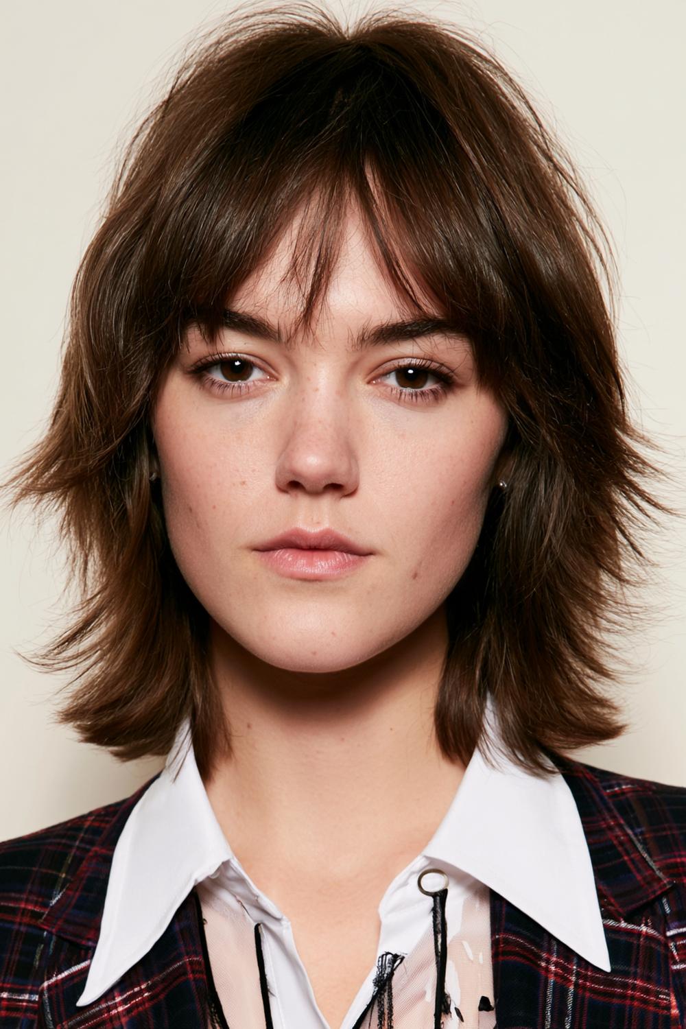 Natürlicher Shag-Look