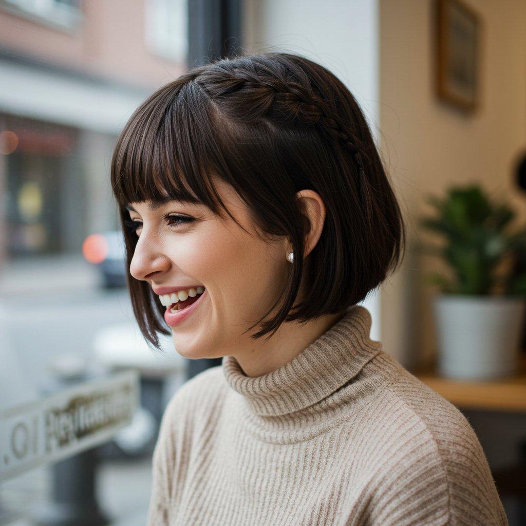 Kurze Haare geflochten Ideen für moderne Looks