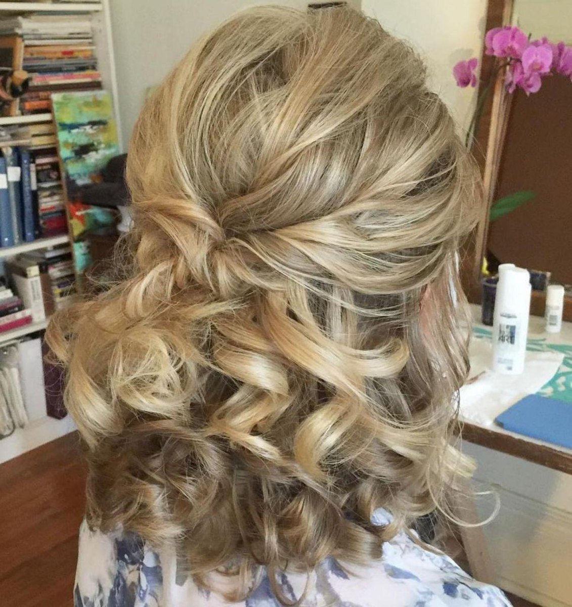 Mittellange Locken Frisur