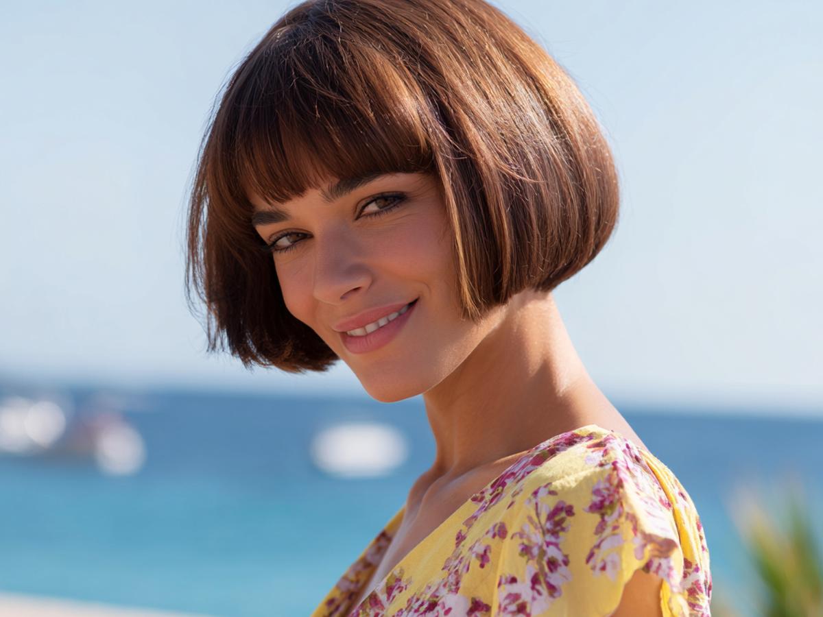 Brauner Bob Mit Vollpony