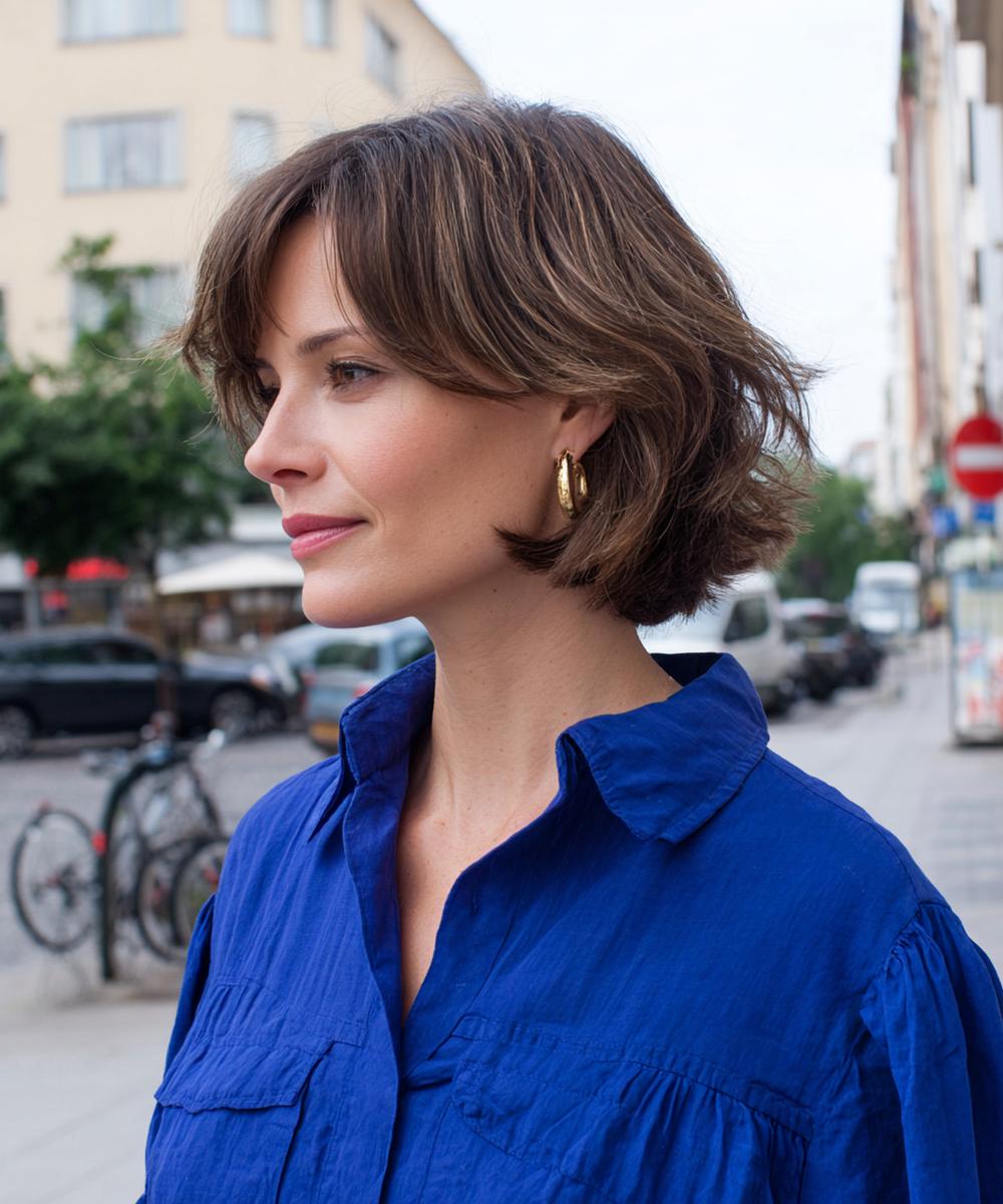 Weicher Stufenbob Mit Seitenpony