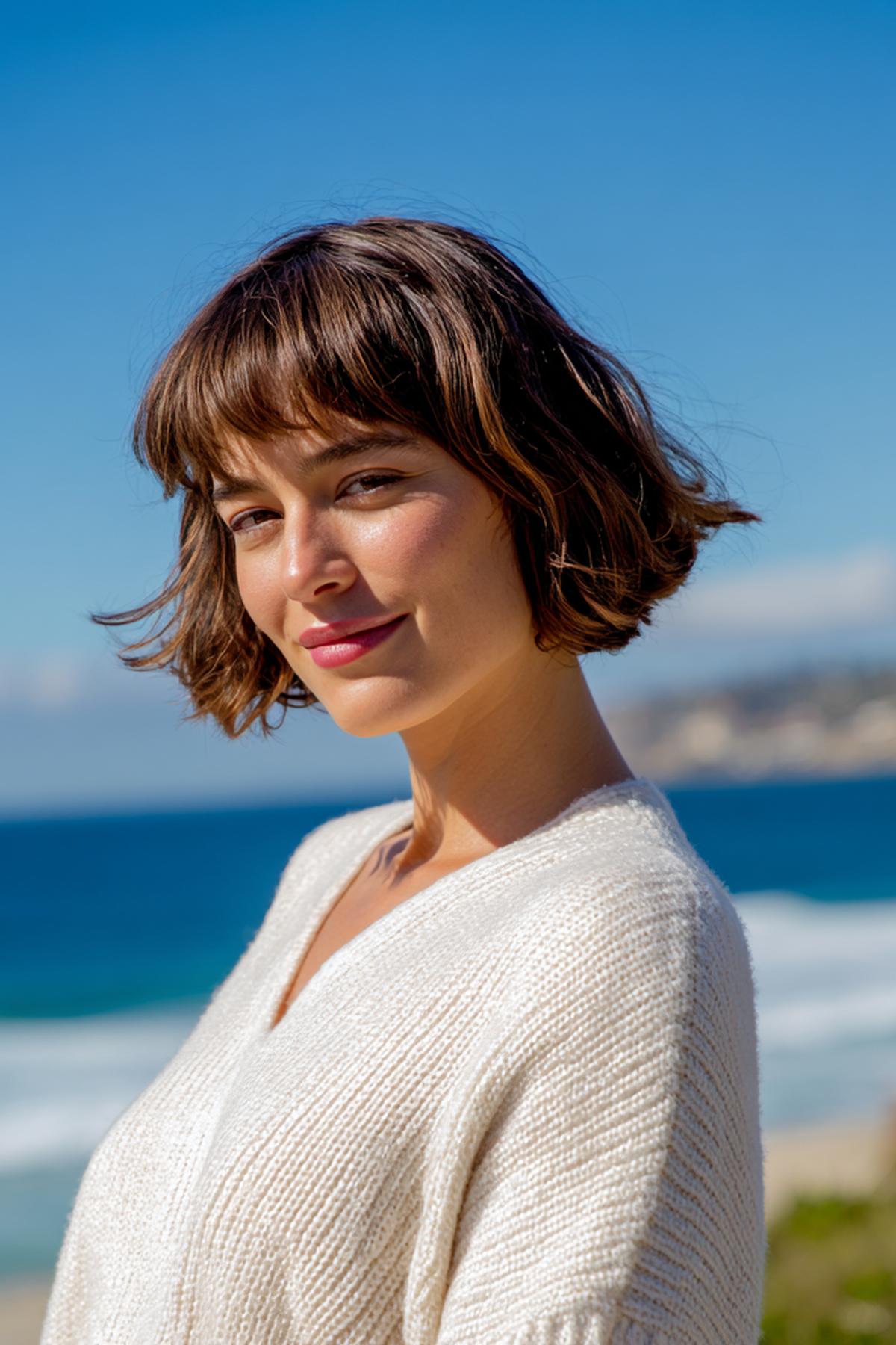 Kurzer Wellenbob Mit Pony