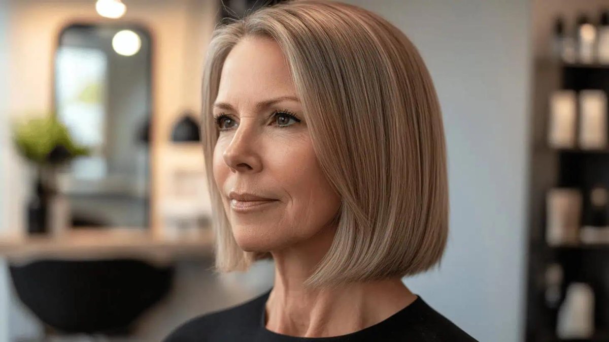 Frecher Bob ab 50 moderne Ideen für deinen neuen Haarlook