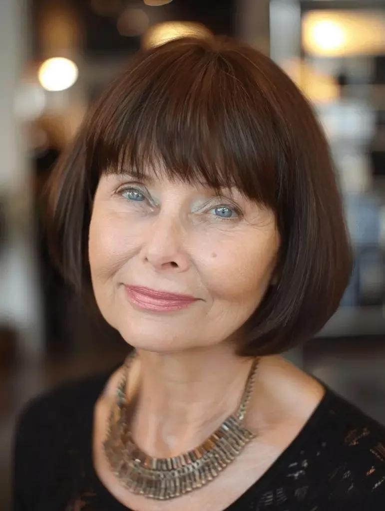 Bob Frisuren mit Pony ab 50 für deinen neuen Look