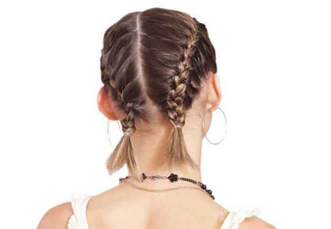 Kurze Haare geflochten Ideen für moderne Looks