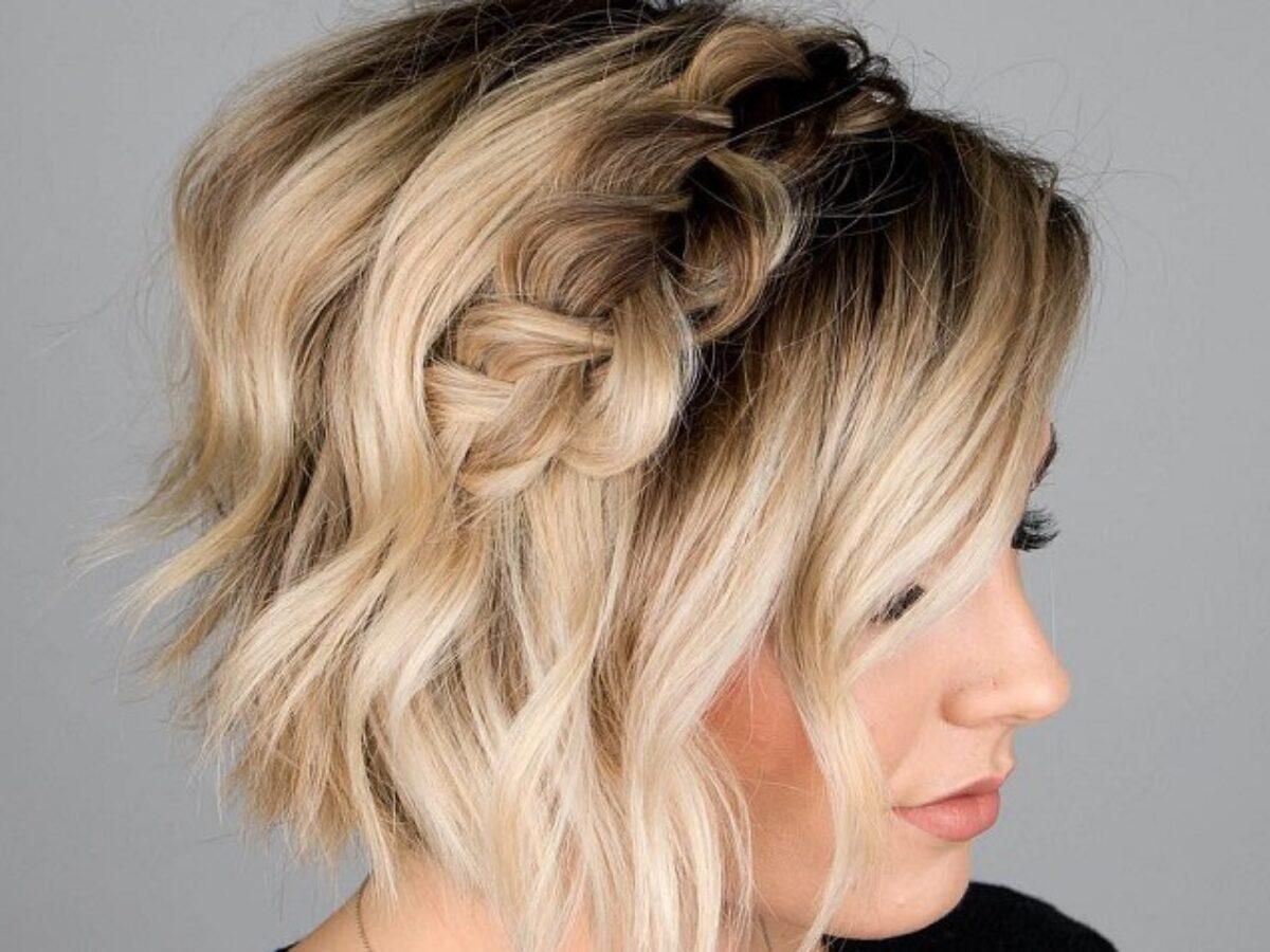 Kurze Haare geflochten Ideen für moderne Looks