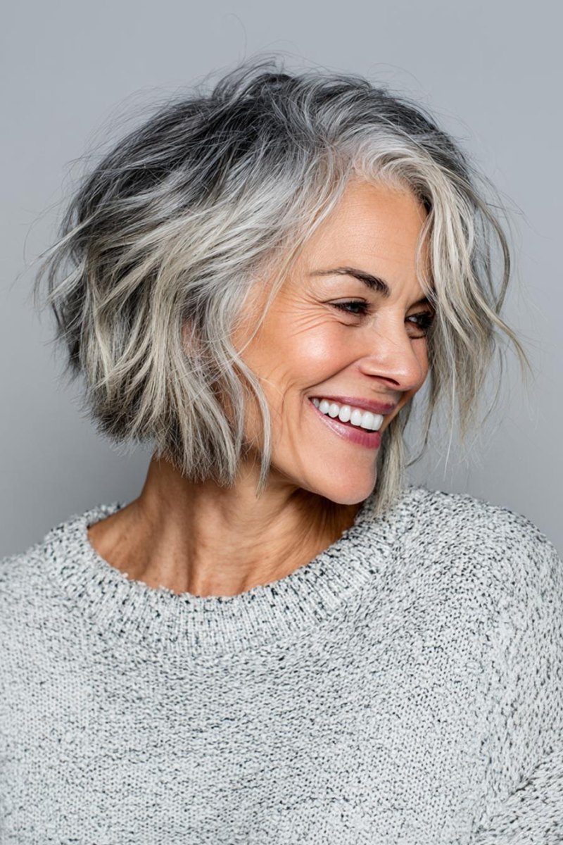 Frecher Bob ab 50 moderne Ideen für deinen Look
