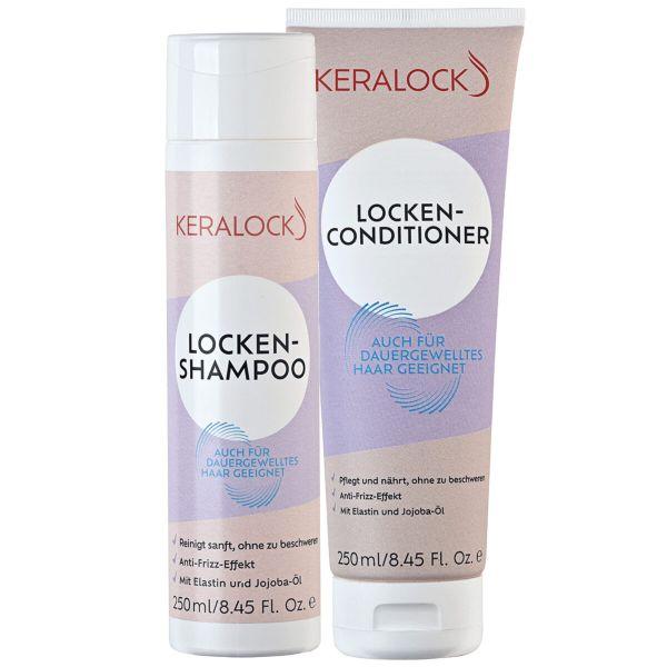Lockenshampoo und Conditioner Auswahl