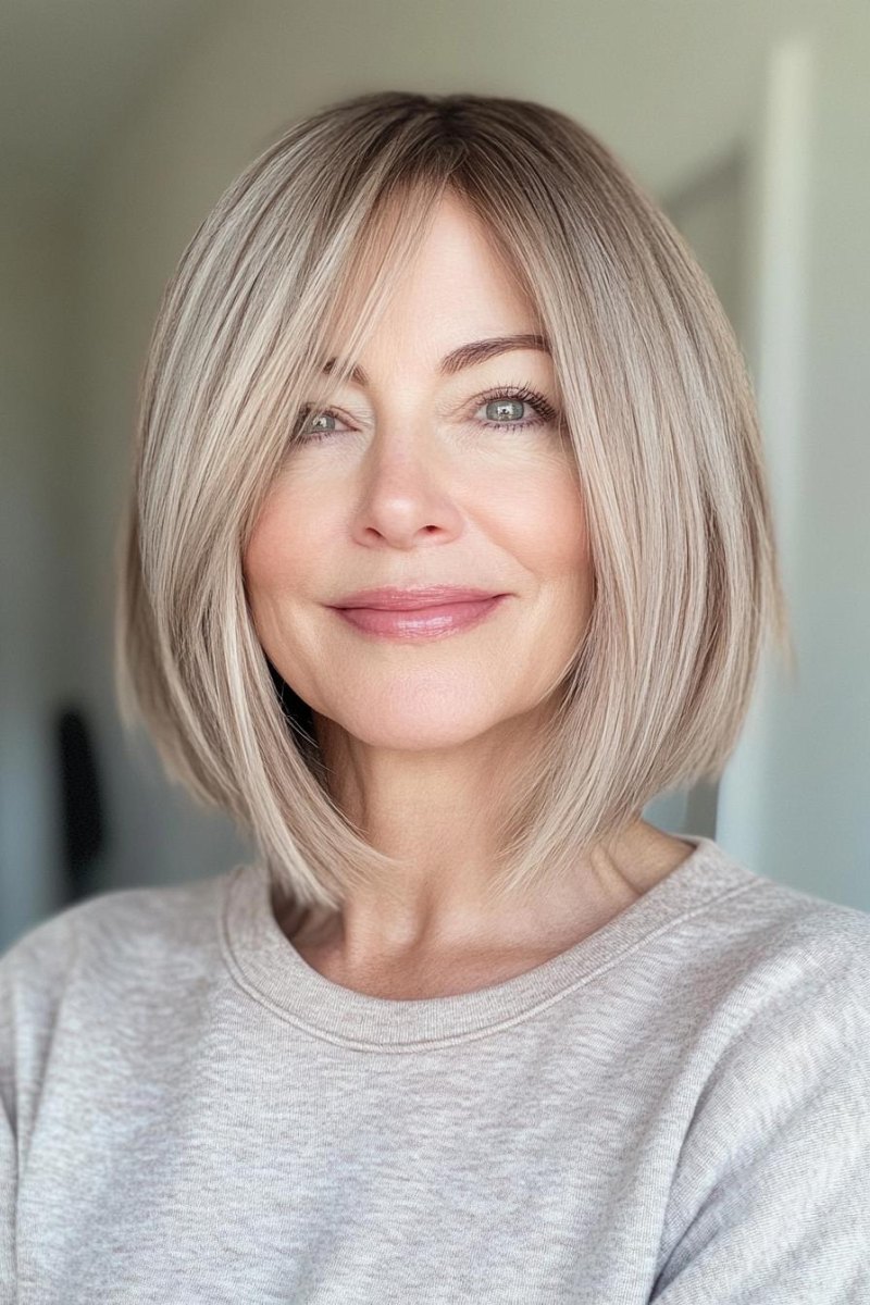 Bob für feines Haar ab 50