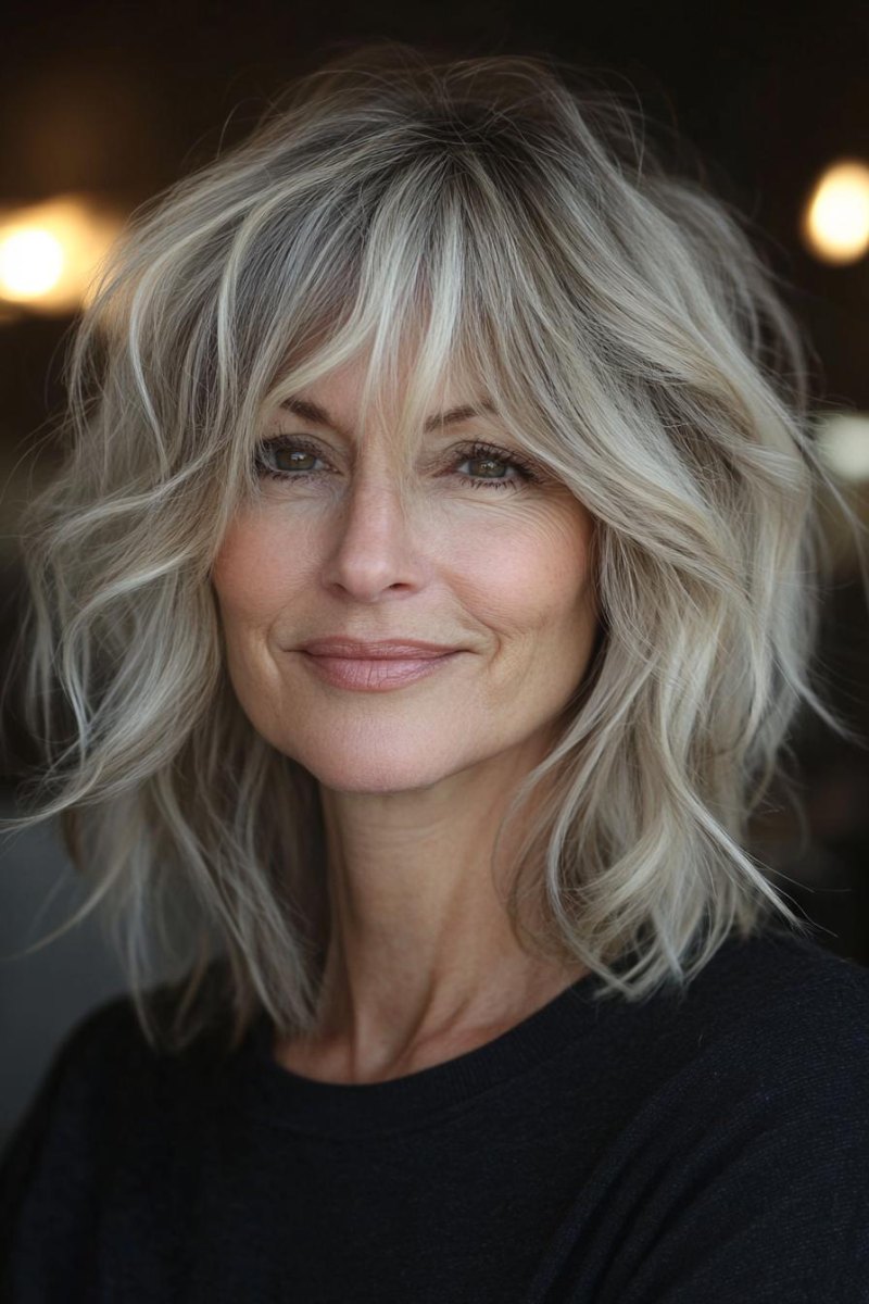 Shaggy Bob Frau ab 50