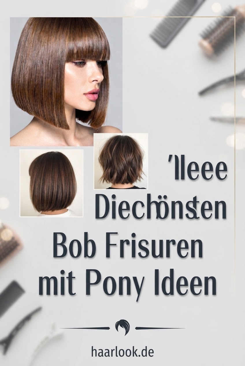Die schönsten Bob Frisuren mit Pony Ideen