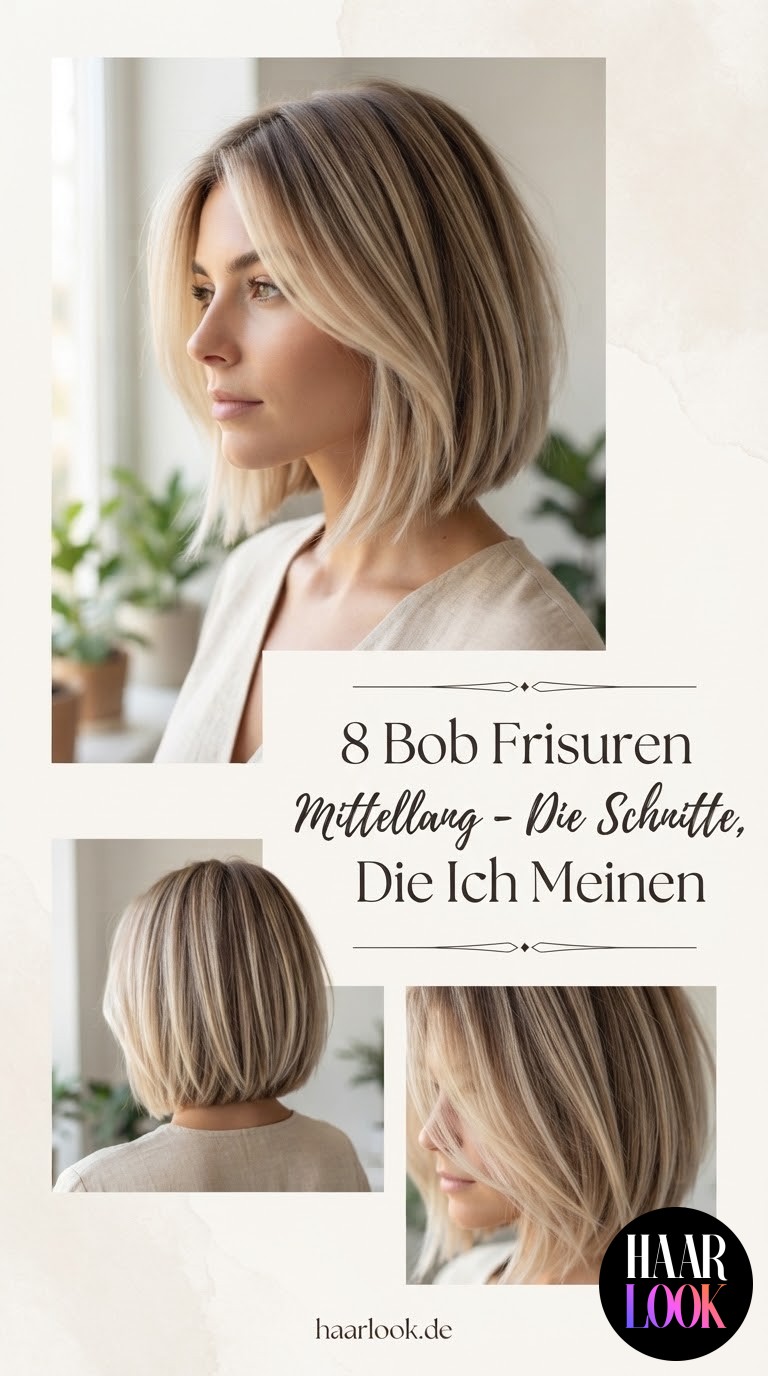 8 Bob Frisuren Mittellang - Die Schnitte, Die Ich Meinen