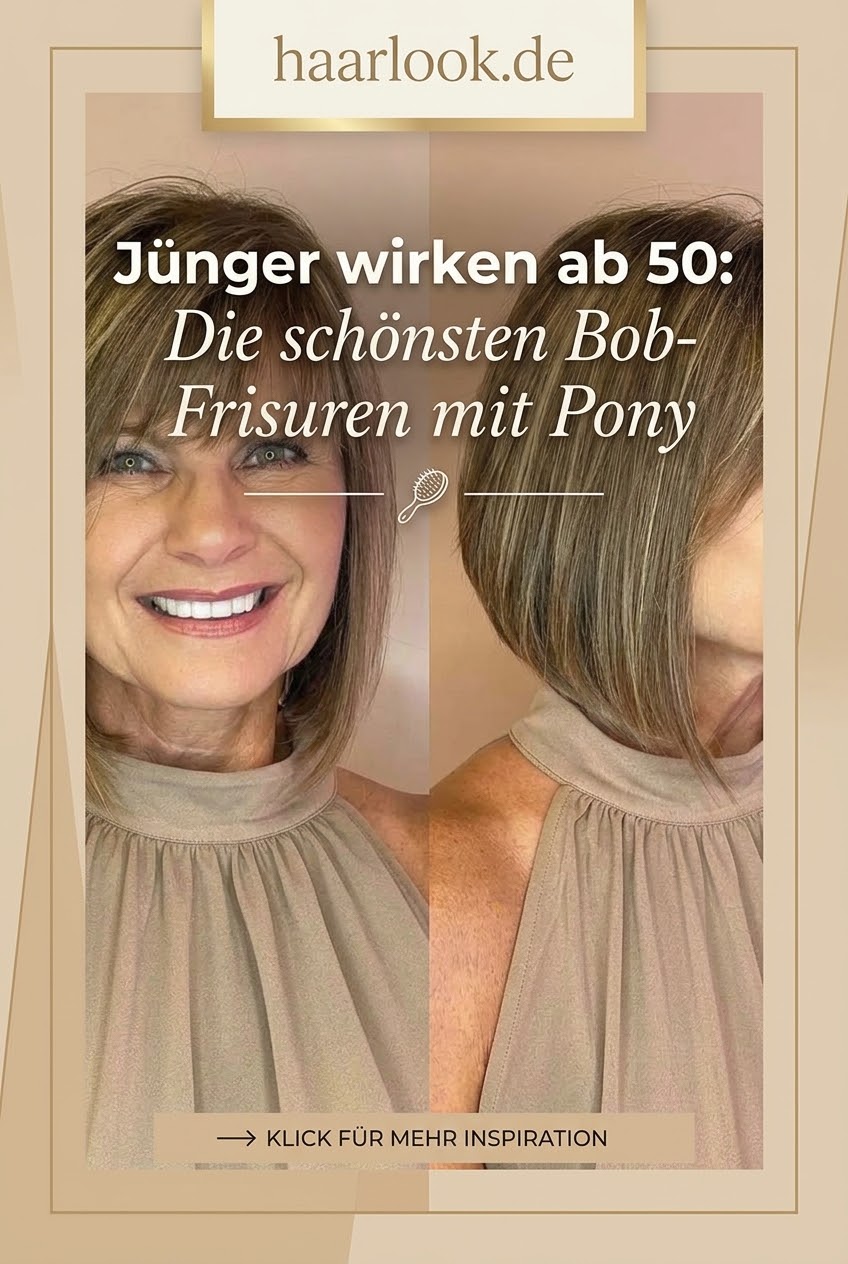 Jünger wirken ab 50: Die schönsten Bob-Frisuren mit Pony