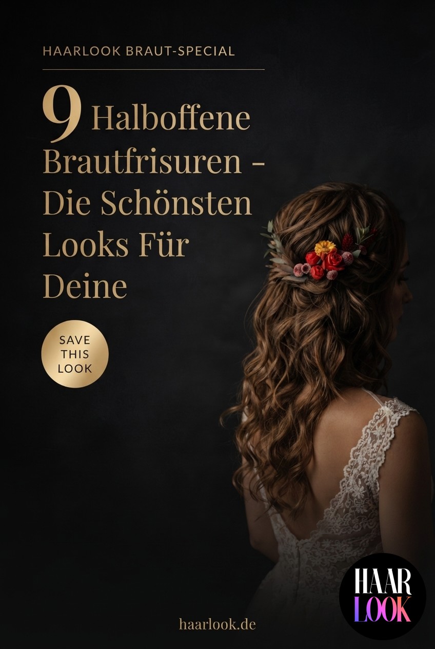 9 Halboffene Brautfrisuren - Die Schönsten Looks Für Deine