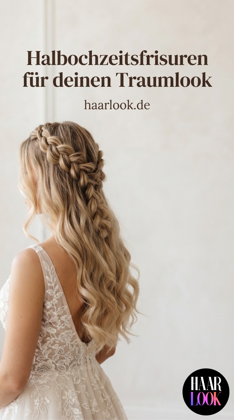 Halbochzeitsfrisuren für deinen Traumlook