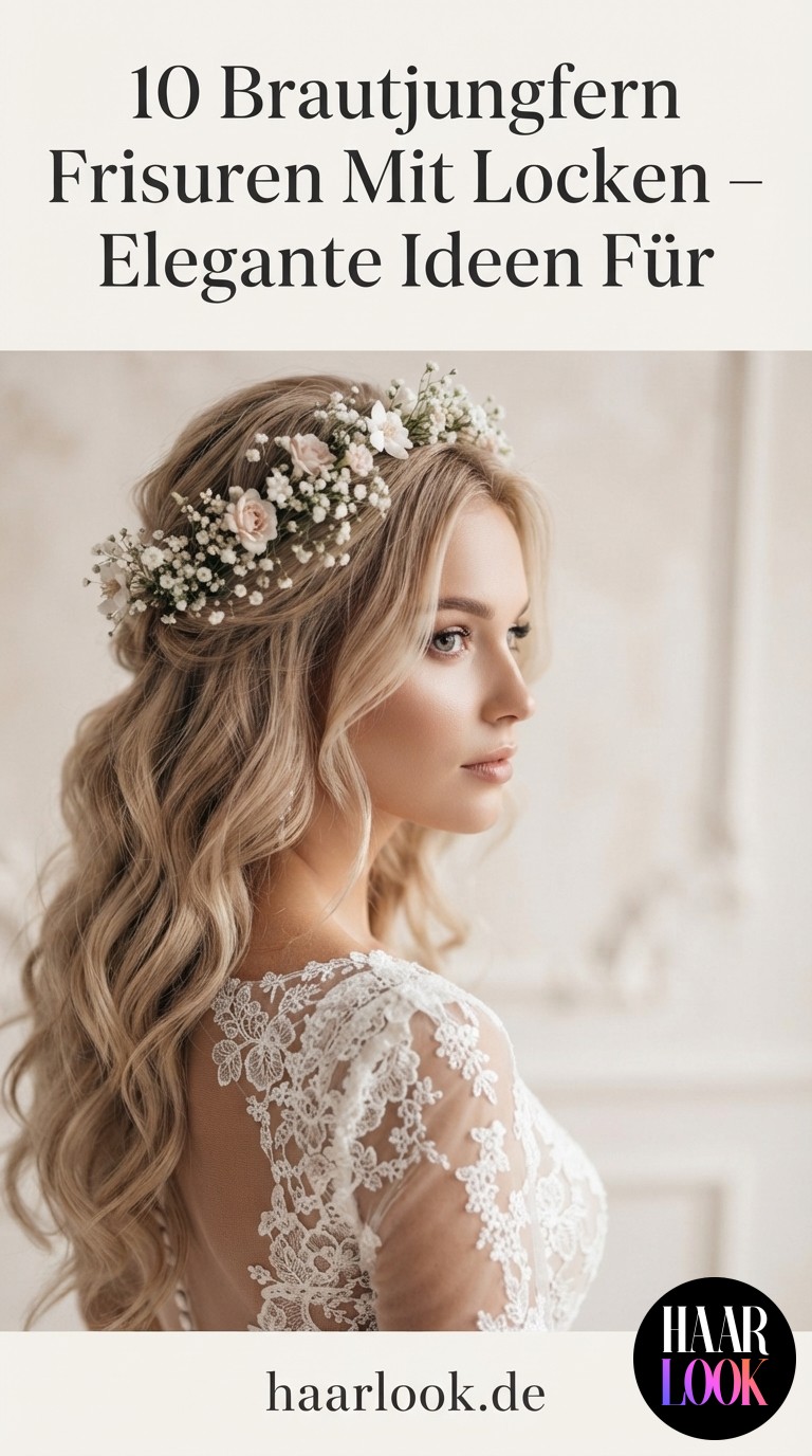 10 Brautjungfern Frisuren Mit Locken – Elegante Ideen Für