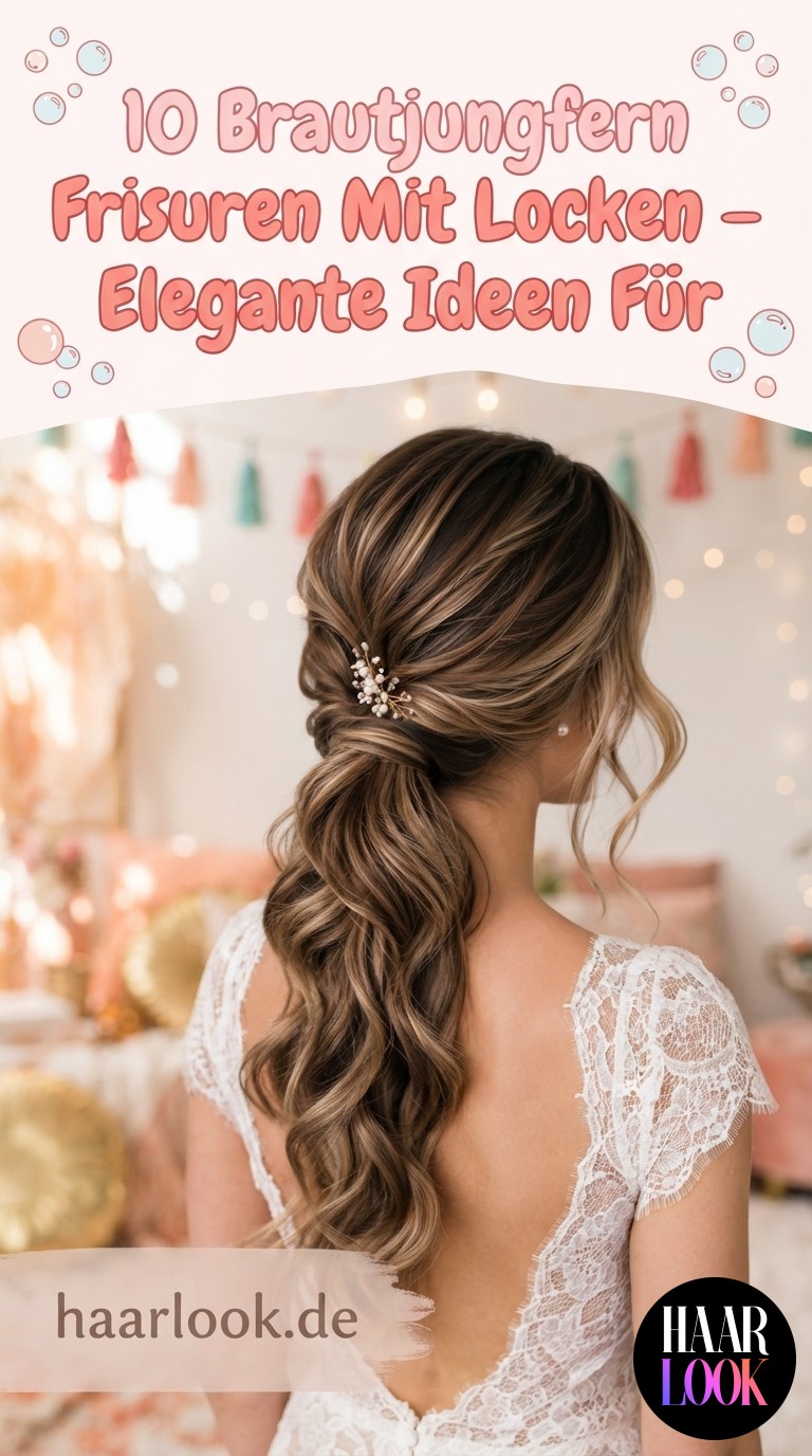 10 Brautjungfern Frisuren Mit Locken – Elegante Ideen Für