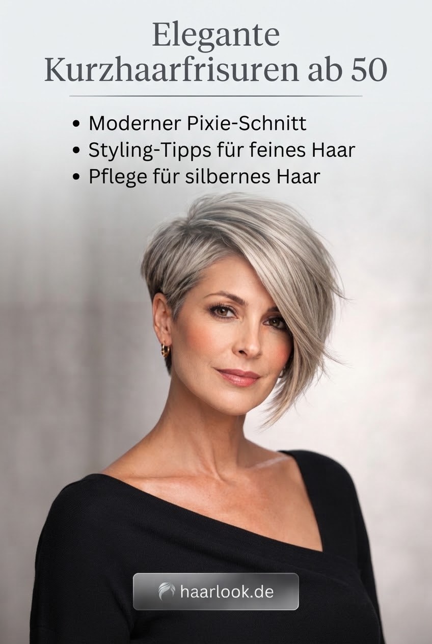 Elegante Kurzhaarfrisuren ab 50
