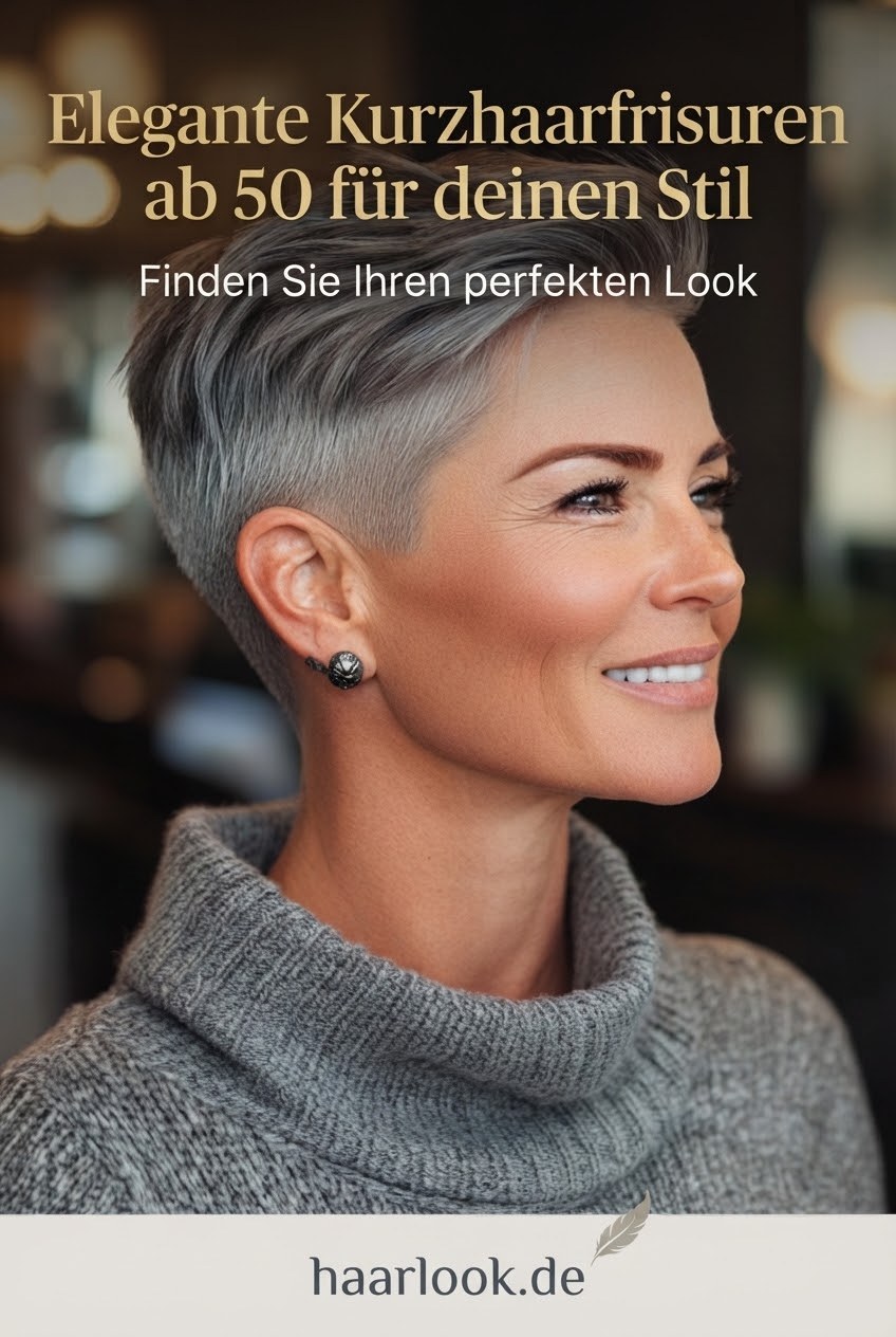 Elegante Kurzhaarfrisuren ab 50 für deinen Stil
